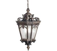 Elstead Lighting Tournai lampada sospesa per esterni 3x60 W grigio-marrone KL-TOURNAI8-XL