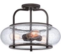 Lampadario Industrial Nordico Trilogy Metallo Bronzo Antico 3 Luci E27