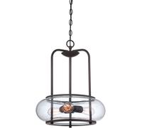 Elstead Lighting Trilogy lampada sospesa 3x60 W marrone QZ-TRILOGY-3P