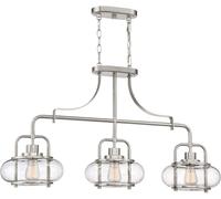 Elstead Lighting Trilogy lampada sospesa 3x60 W nichel QZ-TRILOGY-ISLE-BN