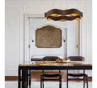 Elstead Lighting Vaughan lampada a sospensione, LED, QN-VAUGHAN-P-L-BRZ-GD, Vaughan [Lampade per Interni > Lampade a Sospensione]