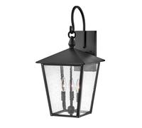 Elstead Lighting Wandleuchte Esterna Vetro Ottone Alluminio Nero E27 IP44