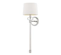 Elstead Lighting Wandleuchte Flurleuchte Acciaio Tessuto H 67,6cm