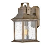Elstead Lighting Wandleuchte Vintage IP44, 230V, E27, Alu/Vetro, Bronzo, 18,4 cm [EEK: Non valutato]