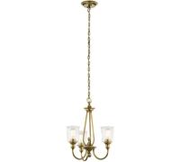 Elstead Lighting Waverly lampada sospesa 3x60 W ottone KL-WAVERLY3-NBR