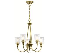 Elstead Lighting Waverly lampada sospesa 5x60 W ottone KL-WAVERLY5-NBR