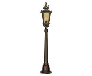 Elstead Lighting Wegeleuchte Außenleuchte Kandelaber H 117 cm Bronze IP44 E27 [EEK: Nicht bewertet]