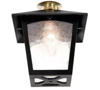 Elstead Lighting York lampada da soffitto per esterni 1x60 W nero BL6C-BLACK