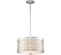 Elstead Lighting Ziggy lampada sospesa 2x60 W argento ZIGGY-2P-M-LS