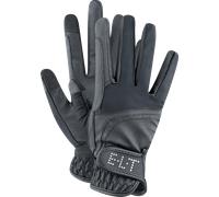 ELT Guanti da Equitazione Noelle, Nero - L (8,5/9)