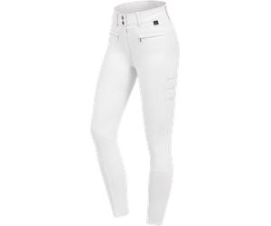 ELT Pantaloni da Equitazione Maja Glam Curved High Waist, Bianco - 34