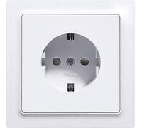 Eltako 30055895 1 scomparto presa di corrente per montaggio a filo bianco puro