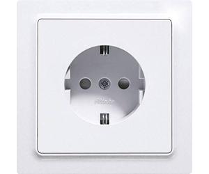 Eltako 30055895 - Presa singola da incasso, colore: Bianco puro
