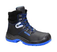 ELTEN Calzatura alta con lacci nera/blu ALESSIO Mid ESD, S3, Numero UE: 39 Quantità:1