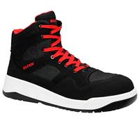 ELTEN LAKERS nere Mid ESD S1PS, scarpe antinfortunistiche per uomo e donna, leggere, puntale in plastica, materiale tomaia: tessuto, fodera interna: tessuto (traspirante), taglia 38