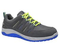 ELTEN Maddox Grigio-Blu Low ESD S1PS, Scarpe Antinfortunistiche per Donna e Uomo, Leggere, Puntale in Acciaio, Materiale Tomaia: Tessuto, Fodera Interna: Tessuto (Traspirante), Taglia 41