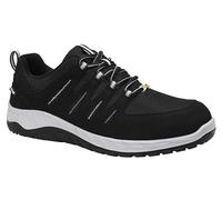 ELTEN Scarpe antinfortunistiche MADDOX nero-grigio Low ESD S3, donna e uomo, tessuto, puntale in acciaio, leggere, sportive, nero/grigio, misura: 42