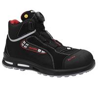ELTEN Scarpe antinfortunistiche SANDER XXT Pro BOA ESD S3, uomo, tessuto, puntale in plastica (più leggero del puntale in acciaio), leggere, sportive, nero/rosso, misura: 43
