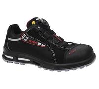 ELTEN SENEX XXT PRO Boa ESD S3 Scarpe Antinfortunistiche, Uomo, Tessuto, Puntale in plastica (più Leggero del Puntale in Acciaio), Leggero, Sportivo, Nero/Rosso, Misura: 43