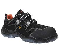 ELTEN SID ESD S3 Scarpe antinfortunistiche, uomo, sportivo, leggero, nero, cappuccio in plastica, chiusura in velcro, 43EU