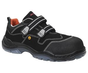 ELTEN SID ESD S3 Scarpe antinfortunistiche, uomo, sportivo, leggero, nero, cappuccio in plastica, velcro, 38EU