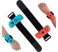 elthmpr 2 pezzi Bracciale per Just Dance Switch 2025 2024 2023 2022 2021 Cinturino Regolabile Elastico Wrist Band per Zumba Burn It Up con Switch OLED