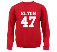 Elton 47 - Felpa Per Bambini - Musica Rocket Man John Love Fan Gig