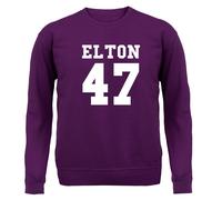 Elton 47 - Felpa Per Bambini - Musica Rocket Man John Love Fan Gig