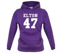 Elton 47 - Felpa Per Bambini - Musica Rocket Man John Love Fan Gig