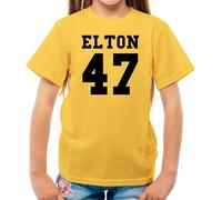 Elton 47 - T-Shirt - Musica Rocket Uomo John Love Ventola Concerto