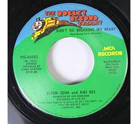 Elton John and Kiki Dee 45 RPM Don't Go Breaking My Heart / Snow Queen