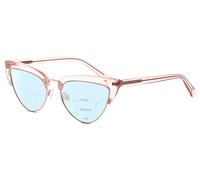 Elton John Doo Wop 1 Gatto Occhio Multi-Focus Blue Luce Occhiali IN Rosa Crystal