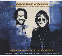 ELTON JOHN & ERIC CLAPTON - ELTON JOHN & ERIC CLAPTON. RUNAWAY TRAIN. 1992 COLLECTORS EDITION DIGIPACK CD SINGLE. EJSCB 29