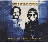 ELTON JOHN & ERIC CLAPTON - ELTON JOHN & ERIC CLAPTON. RUNAWAY TRAIN. 1992 COLLECTORS EDITION DIGIPACK CD SINGLE. EJSCB 29