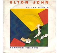 ELTON JOHN - Little Jeanie/Conquer The Sun (7" Vinyl Single)(1980)(The Rocket Record Company 6000 427)