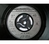 ELTON JOHN & MILLIE JACKSON Act of War UK 7" 45