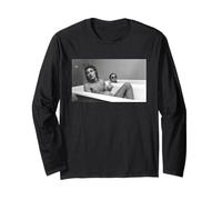 Elton John & Rod Stewart avendo Un Bagno Watford Grounds 1973 Maglia a Manica