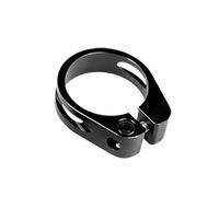 ELTOX Collarino Reggisella,Morsetto Sella Bici Morsetto reggisella for Bicicletta in Lega di Alluminio 31,8/34,9/37mm Parti for reggisella for Mountain Bike(37mm Black)