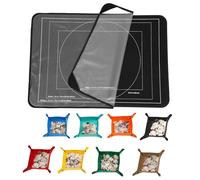 ELUBLU Tavola puzzle portatile con sacchetto per la polvere, 1000 pezzi, antiscivolo, pieghevole, tappetino puzzle grande per bambini e adulti, facile da pulire e design salvaspazio per casa e in