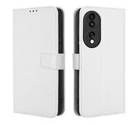 Elubugod Cover per Honor 70 5G Custodia telefonica Case,Custodia in Pelle Custodia per Huawei Honor 70 5G FNE-AN00 FNE-NX9 Custodia Case Cover White