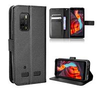 Elubugod Cover per Ulefone Armor X10 Custodia telefonica Case,Custodia in Pelle Custodia per Ulefone Armor X10 PRO Custodia Case Cover Black