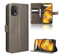 Elubugod Cover per Umidigi A13 PRO 5G Custodia telefonica Case,Custodia per Umidigi A13 PRO 5G Custodia Case Cover Brown