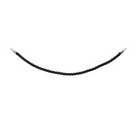 eLumen8 - Corda per barriera cromata, colore: Nero