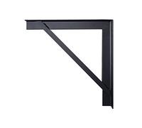 eLumen8 Staffa angolare 450mm x 450mm nero per barra di illuminazione