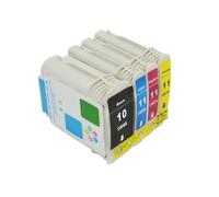 ELUPNMF 1 set cartucce d'inchiostro compatibili per Designjet 110 100plus C4844A per stampante 2800dt 2800dtn HP10 HP11 inchiostro(1 SET)