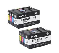 ELUPNMF 12 cartucce d'inchiostro compatibili piene di inchiostro per 711XL 711 HP711 per stampanti DesignJet T120 T520(2 SET)