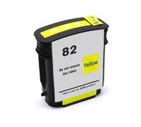 ELUPNMF 82 Cartuccia d'inchiostro sostitutiva compatibile per stampante Designjet 500 500ps 800 800ps 815MFP 820MFP Pacchetto inchiostro a colori(Yellow 1PCS)