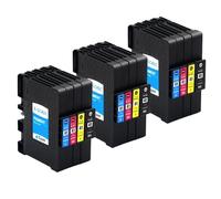 ELUPNMF Cartucce d'inchiostro a sublimazione compatibili GC41 R-GC41 per IPSiO SG7100 SG3110 SG3110dnw SG2100 SG2010L SC3100 SG3120sf SG3200 SG2200 1-3 Set(GC41-3set)