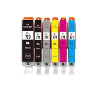 ELUPNMF Cartucce d'inchiostro compatibili a colori Per PGI-770 PGI-770XL CLI-771 CLI-771XL Per MG5770 MG6870 MG7770(3 SET)