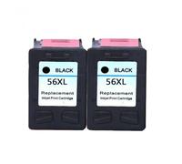 ELUPNMF Cartucce d'inchiostro compatibili C6656A C6657A per HP56 HP57 Deskjet 450 450CBI 450CI 450WBT F4140 F4180 5150 5550(2BK)